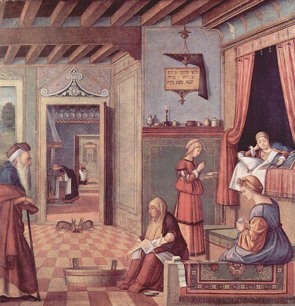 Vittore Carpaccio Maria Geburt oil painting image